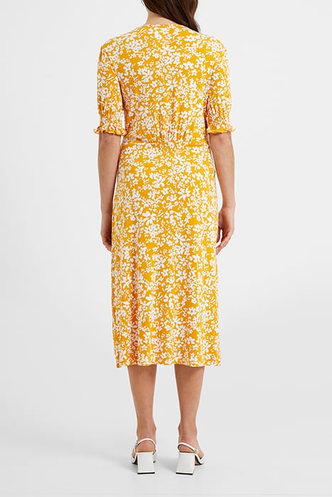 VEE BUTTON-THRU M SAFFRON / WHITE 4