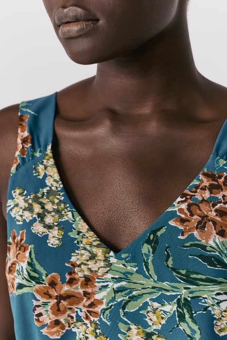 FLOWER BOUQUET PRINT LONG JUMPSUIT 5