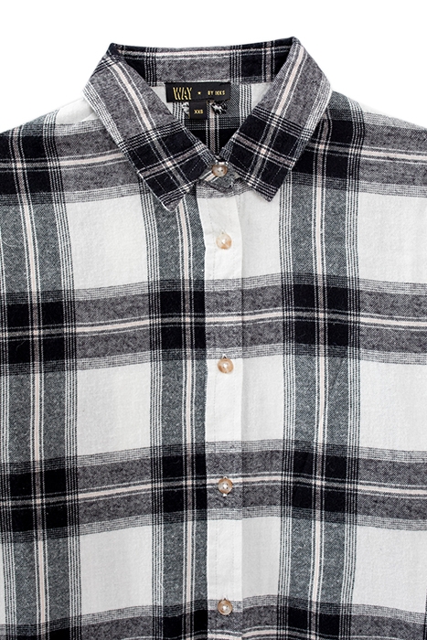 GIRLS’ OFF-WHITE SHIRT WITH BLACK CHECKS OFF-WHITE 4