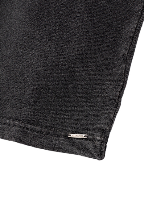 GIRLS’ USED BLACK SWEATSHIRT DRESS WITH SLOGAN GREY 4