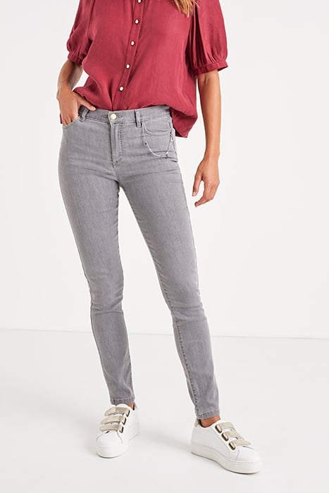 MOUSE GREY SKINNY JEANS WITH CHARM BRACELET 1