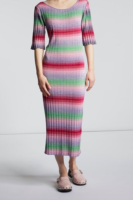 DRESS STRIPED ROYAL PURPLE 2