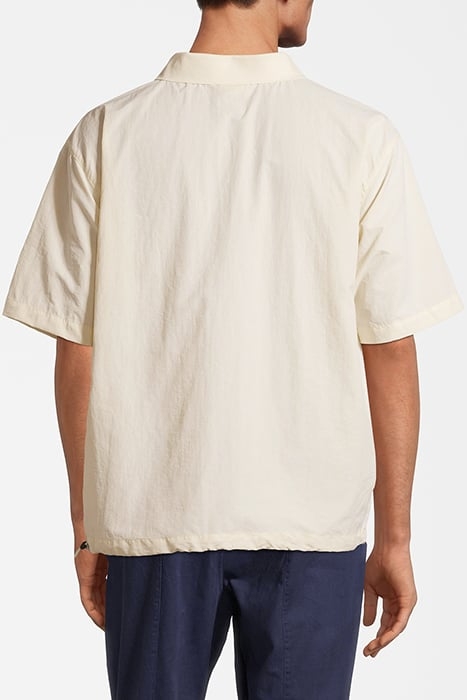 TWIST WOVEN POLO SHIRT ANTIQUE WHITE 3