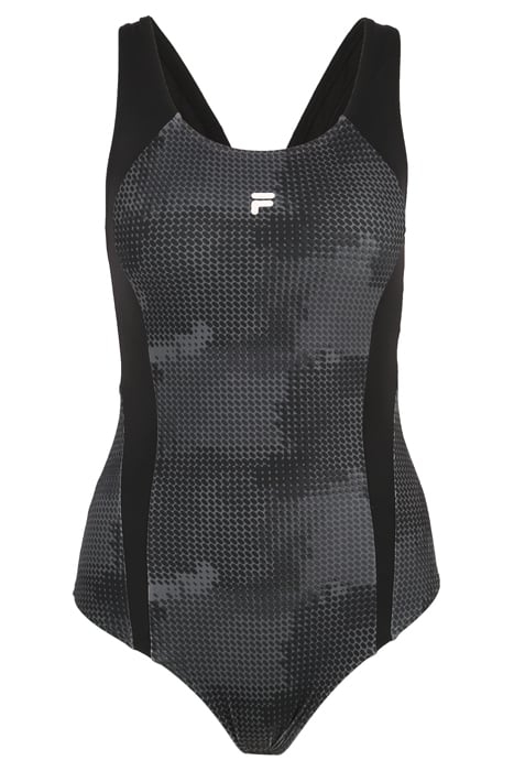 SANYA AOP SWIMSUIT BLACK PILLS CAMO AOP 1
