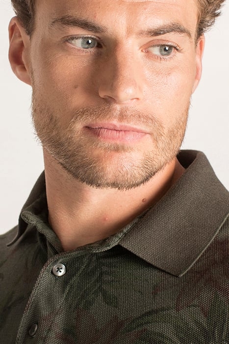 OXF AOP CF OXFORD PIQ LS GREEN 5