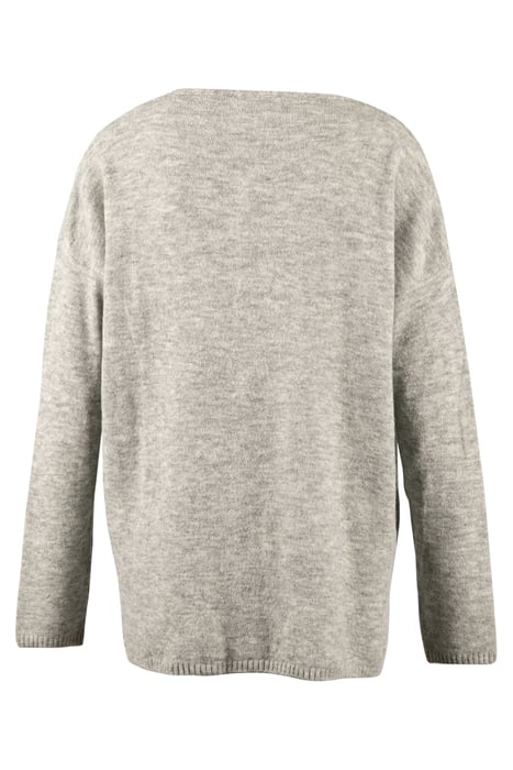 SWT LS V-NECK GREY 3
