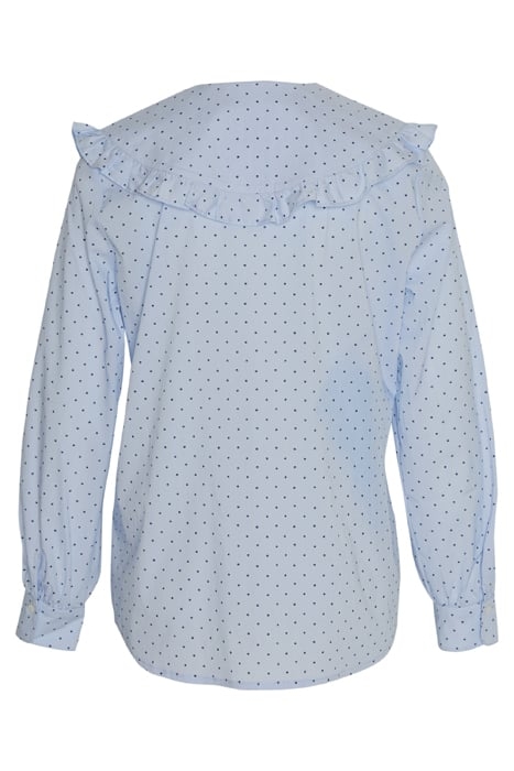 LARGE COLLAR LS SHIRT BLUE 5