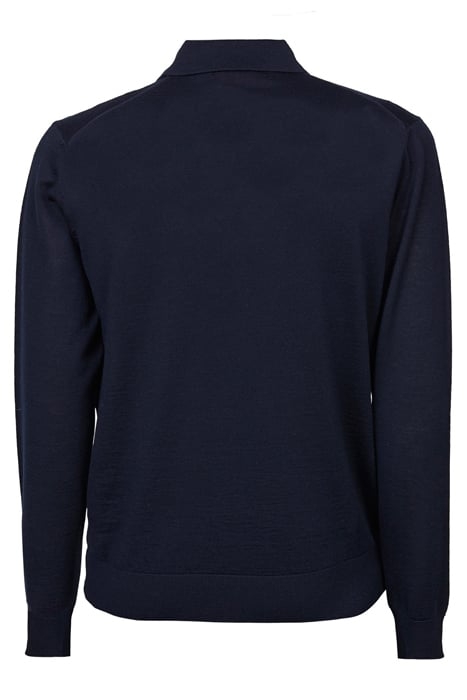 MER SF POLO-NK SWT BLUE 2