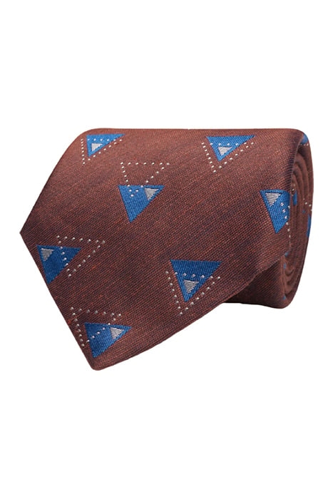 BROWN GRAPHIC TIE 1