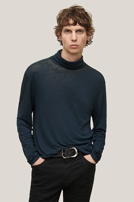 KENT LS BURNOUT TURTLE TEE OFFICER BLUE 5