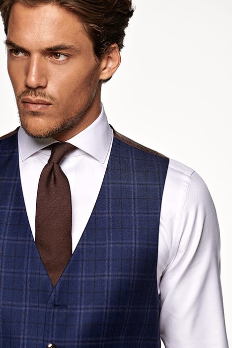 BLUE CHECKED LAZIO SUIT 5