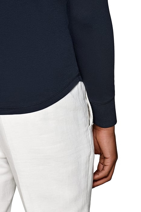 NAVY HENLEY T SHIRT 6