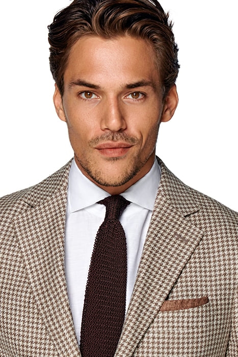 LIGHT BROWN HOUNDSTOOTH HAVANA SUIT 7