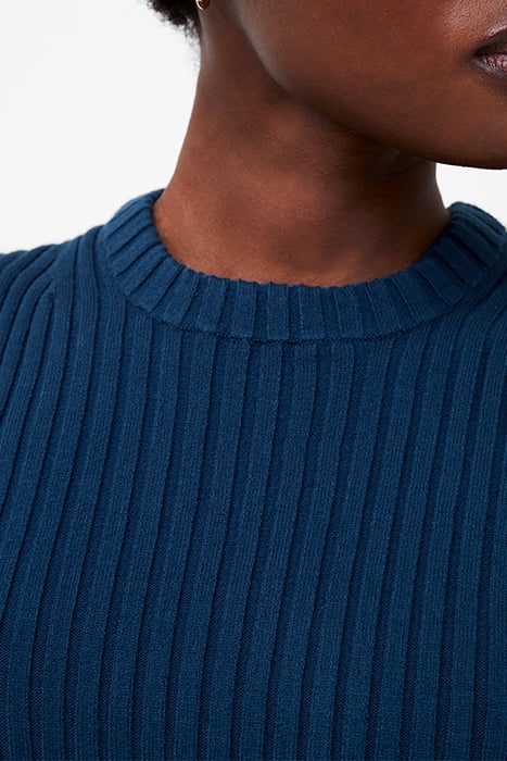 BABYSOFT RIBBED CREW NECK TANK DEEP TEAL 5