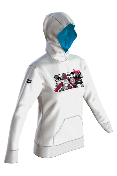 W GRAPHICS HOODIE WHITE 3