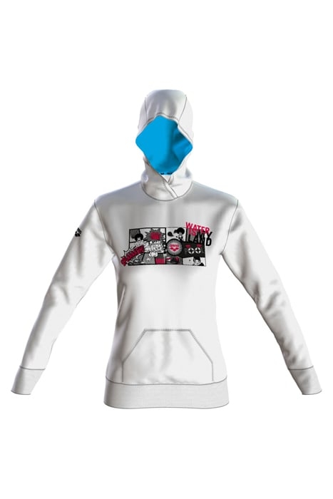 W GRAPHICS HOODIE WHITE 1