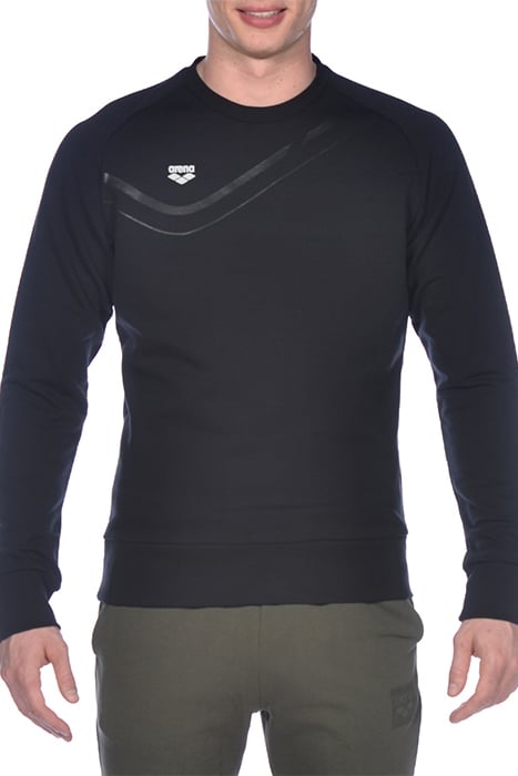 M STRETCH CREW NECK BLACK 2