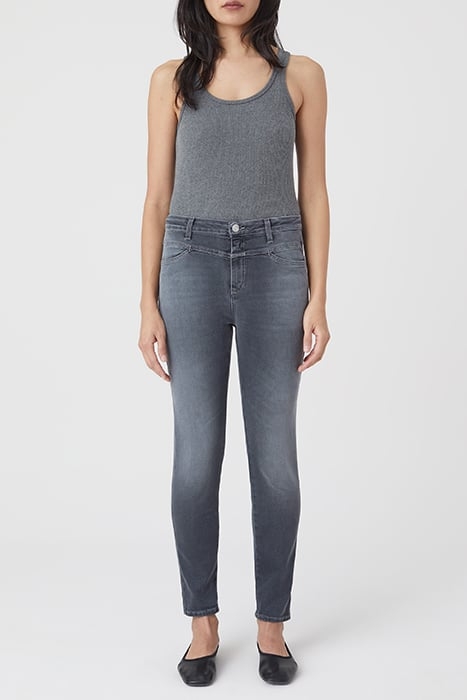 WOMEN SKINNY PUSHER JEANS MID GREY 3