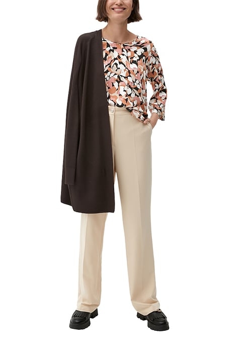 BLOUSES 3/4 SLEEVE GREY/BLACK 4