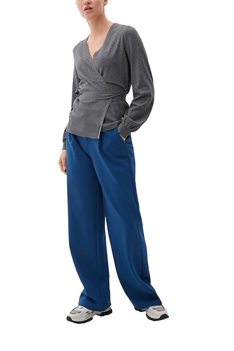 CARDIGAN LONGSLEEVE GREY/BLACK 4