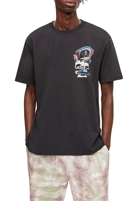 SNAKEPIT SS CREW WASHED BLACK 1