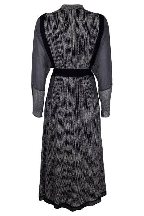 TANIS DRESS SHIRT BLACK/WHITE 2