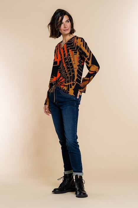 JEANS DRAWSTRING DARK BLUE DENIM 2