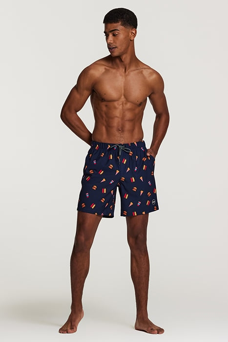 STRETCH SWIMSHORT FAST FOOD DARK NAVY DARK NAVY 4