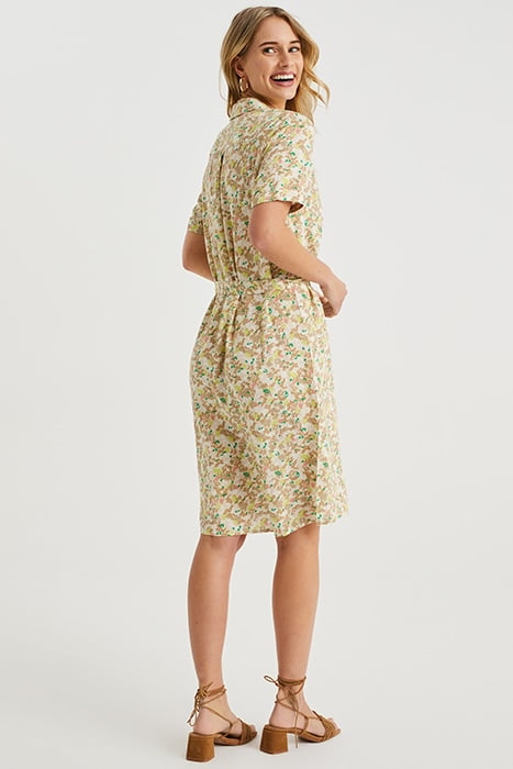 DRESS MID LENGTH BEIGE 3