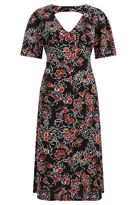 DRESS MID LENGTH BLACK 1