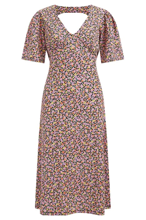 DRESS MID LENGTH MULTI-COLOURED 1