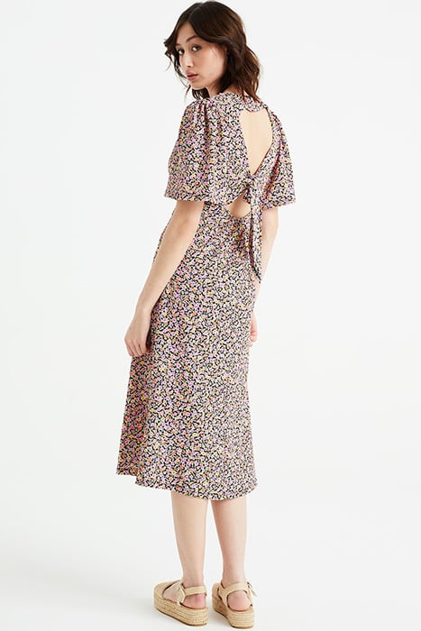 DRESS MID LENGTH MULTI-COLOURED 3