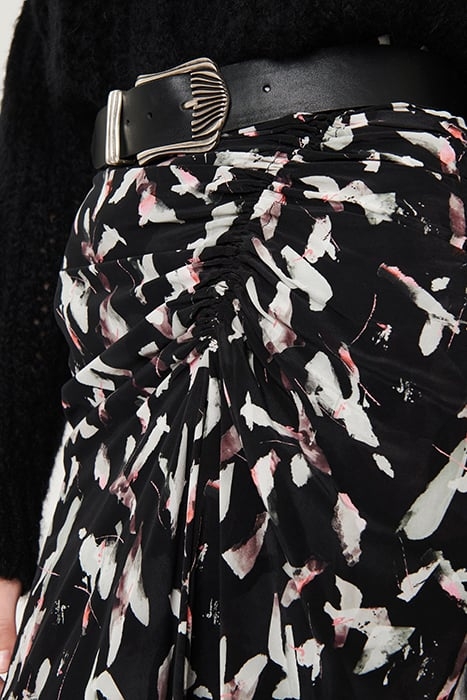 CAMIE SKIRT IN BLACK/ECRU SKIRT 4