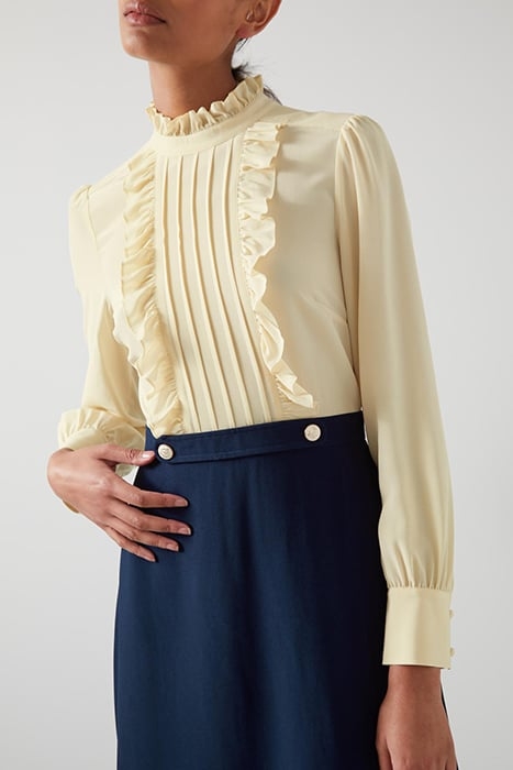 TISH MIDI DRESS BLUE/CREAM 3