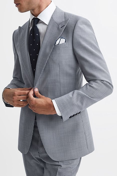 GRANGE SUIT JACKET NAVY/WHITE 1