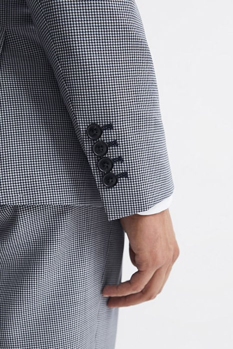 GRANGE SUIT JACKET NAVY/WHITE 5