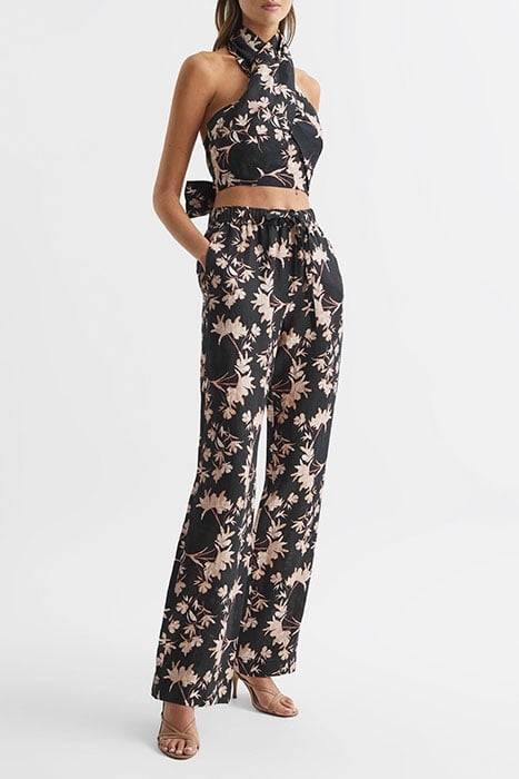 ALLY TANK TOP CAMI BLACK/BLUSH 3