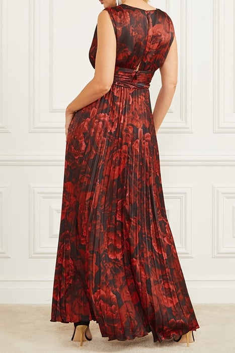 ANNIKA MAXI DRESS PASSION FLOWER PRINT 2
