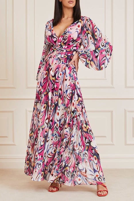 WONDERLAND MAXI DRESS PRINT 1