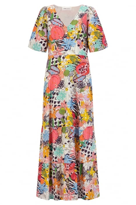 DRESS - CHARLEY TROPICAL BOUQUET 7