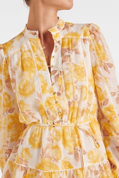 FLEUR SKATER MINI DRESS HADLEY FLORAL 5