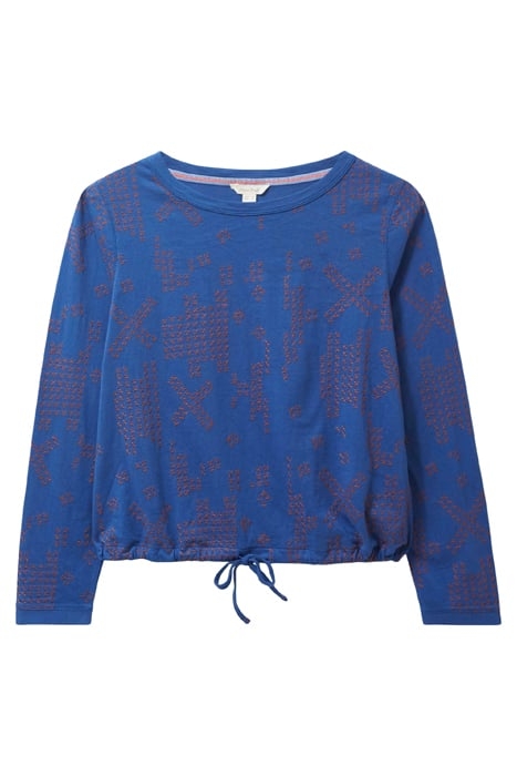 TIPPIE TIE HEM BLUE MULTI 4