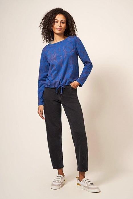 TIPPIE TIE HEM BLUE MULTI 1