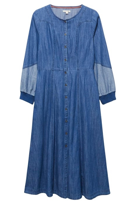 JASMINE DENIM MIDI DRESS MID DENIM 4