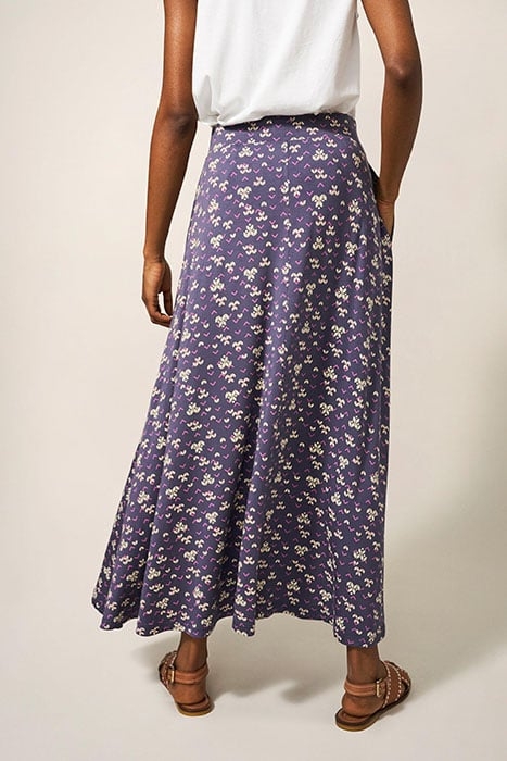 JADA ECO VERO MAXI SKIRT PURPLE 2
