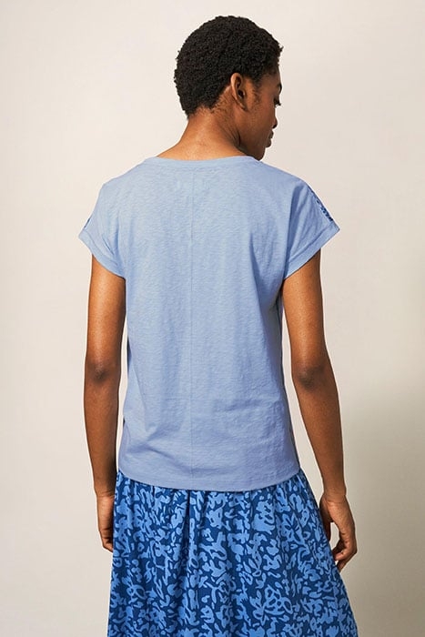 NELLY PRINTED TEE BLUE 2