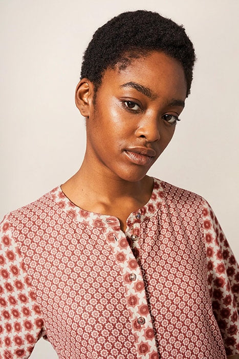 PIP MIDI DRESS RED MULTI 3