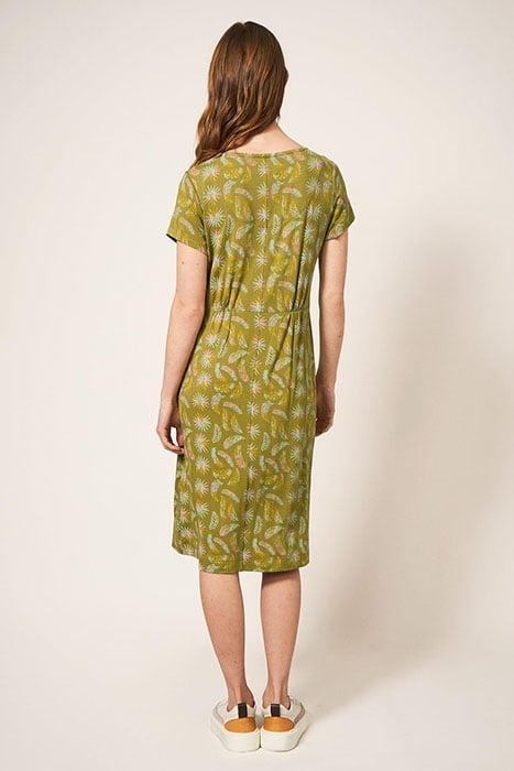 TALLIE ECO VERO JERSEY DRE GREEN PRINTED 2