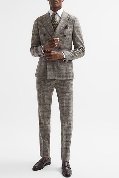 ALFREDO SUIT PANTS BROWN 3