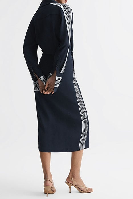 ARABELLA DRESS SHIRT NAVY 2